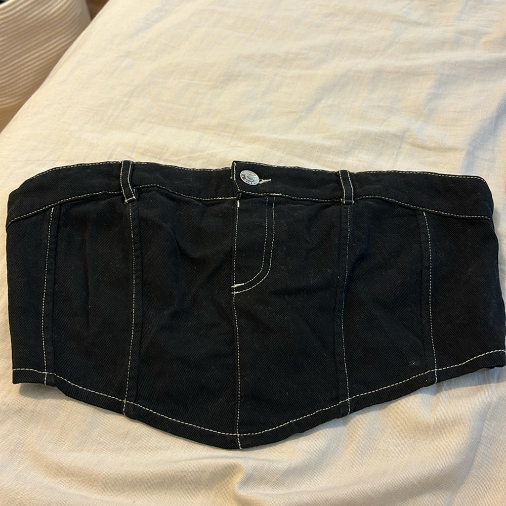 Garage Denim Crop top